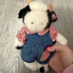 Boyds Bears Bessie Lou Augustcow Plush 240946 Best Dressed‎ w Tags